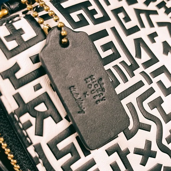 Coach Disney Mickey Mouse X Keith Haring Academy Pouch